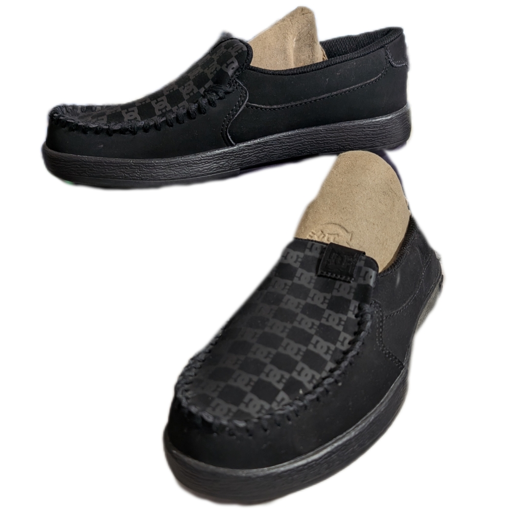 Men's Black Slip-On Shoes
